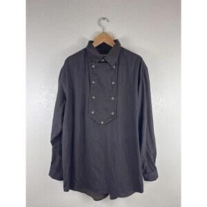 Frontier Classics Striped Pullover Shirt – Size M